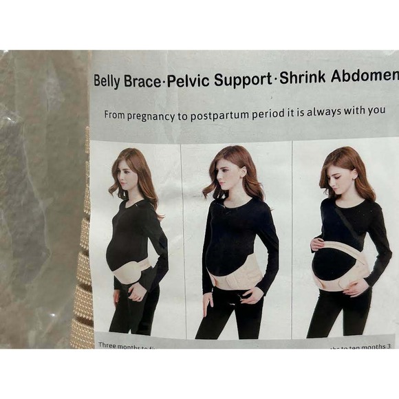 Unbranded Other - Maternity Belly Brace Pelvic Support Belt Postpartum Abdomen Wrap Beige